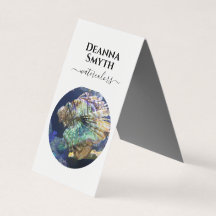 ARTISTES Tente Plier UNIQUE Carte de visite plié