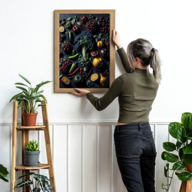 Artistic 3D Wall Art Fruits Unique Elegant Poster (Creator Uploaded)