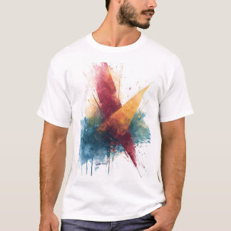 Artistic Abstract Crewneck T-Shirt