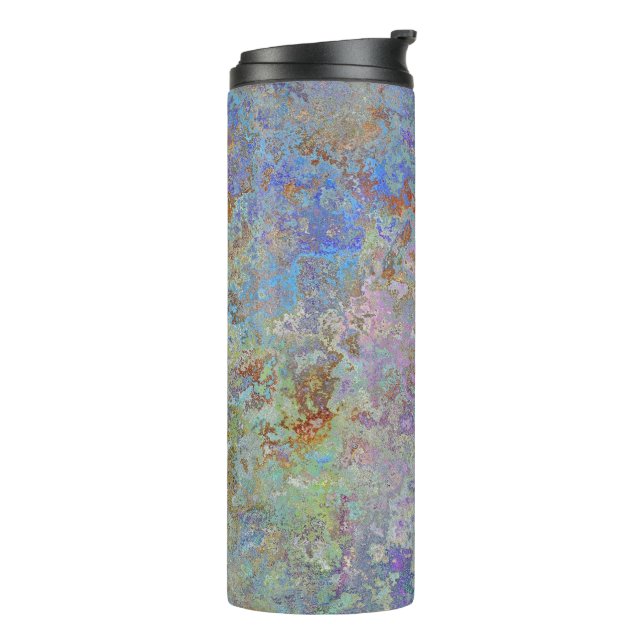 Artistic Abstract Texture Thermal for Trendy Look Thermal Tumbler (Rotated Left)