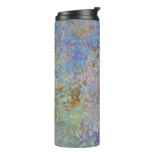 Artistic Abstract Texture Thermal for Trendy Look Tumbler
