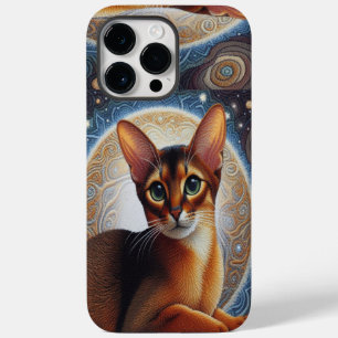 Artistic Abyssinian Cat,  Modern Abyssinian Kitten Case-Mate iPhone 14 Pro Max Case