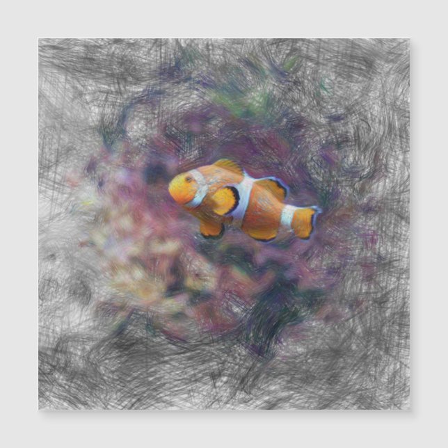 artistic animal clown fish (Front)