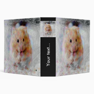 artistic animal hamster binder