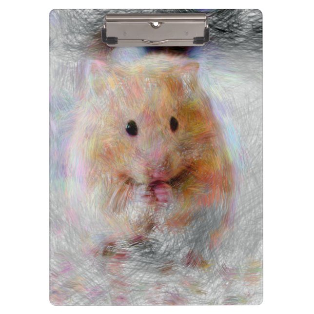 artistic animal hamster clipboard (Front)