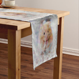 artistic animal hamster medium table runner