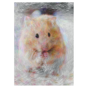 artistic animal hamster tablecloth