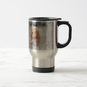 artistic animal hamster travel mug