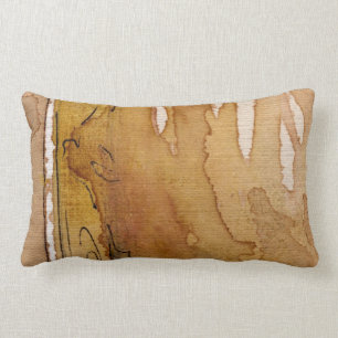 Artistic background watercolor lumbar pillow