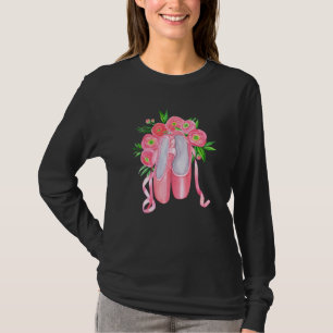 Artistic Ballet Ballerina Pointe Barr Graphic 12 T-Shirt