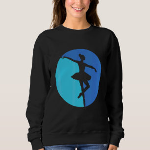 Artistic Ballet Ballerina Pointe Barr Graphic 21 Sweatshirt