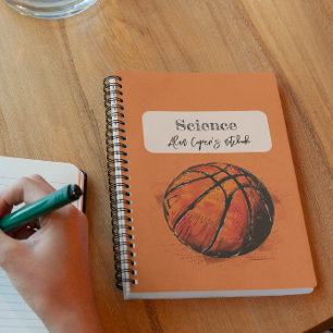 Artistic Basketball Sports Kids Notebook