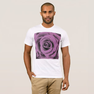 Artistic Big Dark Lavender Rose T-Shirt