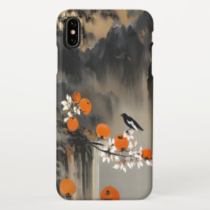 Artistic Birds & Flowers Design iPhone XS Max Case