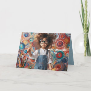 ARTISTIC BIRTHDAY CARD FOR ANYONE