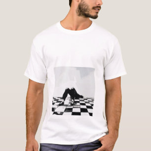 Artistic Black and White Graphic Tee