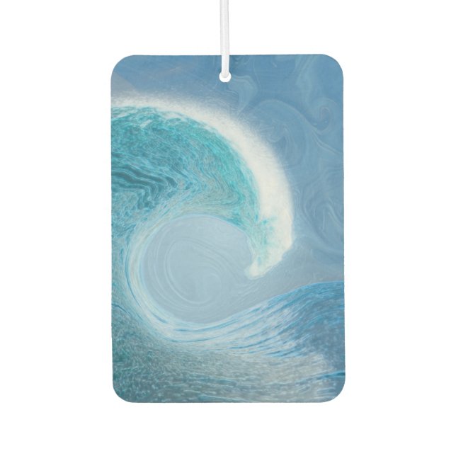 Artistic Blue Wave Air Freshener (Front)