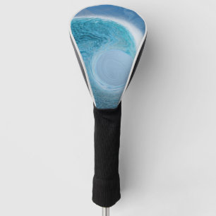 Artistic Blue Wave Golf Head Cover