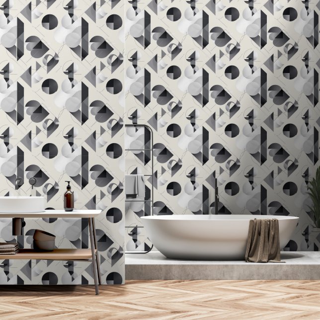 Artistic Boldness Wallpaper (Bathroom)