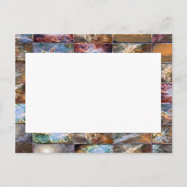 Artistic Border -  Add your text or Image Postcard (Front)