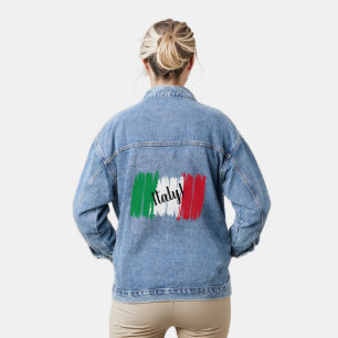 Artistic Brushstroke Italy Flag