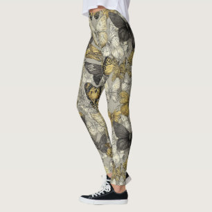 Artistic Butterfly Camo Fantasy Attire Exercise Leggings