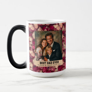 Artistic Butterfly Camouflage Flower Dog Dad Day Magic Mug