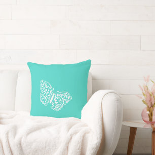 Artistic Butterfly Custom Colour  Throw Pillow