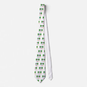 Artistic Canada flag patriotism. Canada Day. Tie