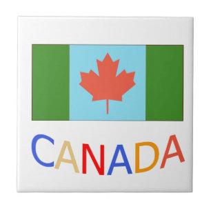 Artistic Canada flag patriotism. Canada Day. Tile