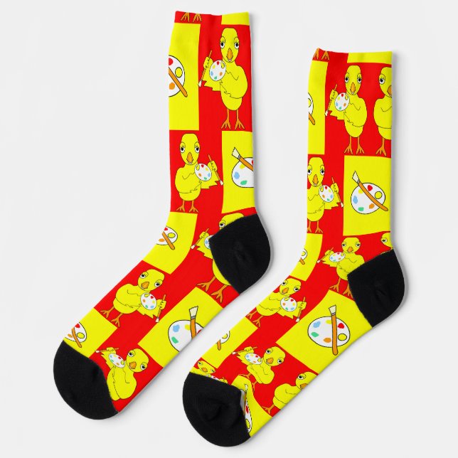 Artistic Chick Socks (Left)