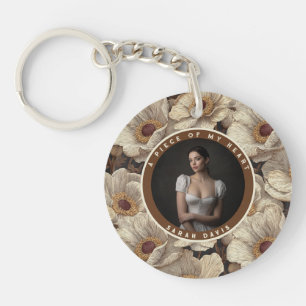 Artistic Christmas Gift Baskets Custom Anemones Keychain