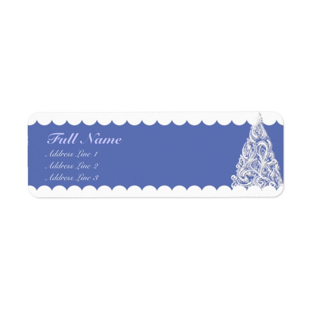Artistic christmas tree labels (Front)