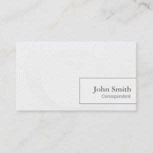 Artistic Circles Correspondent Business Card