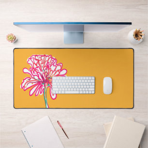 Artistic Colorful Flower  Desk Mat