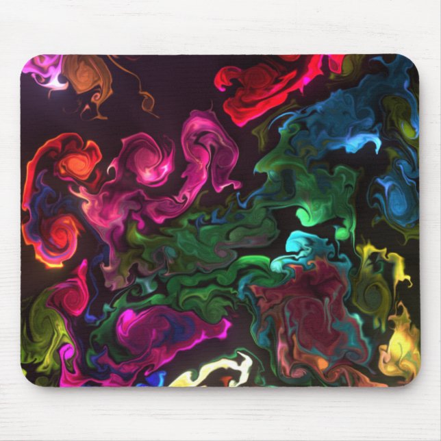 Artistic colorful mouse pad (Front)