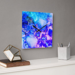 Artistic colorful wall clock