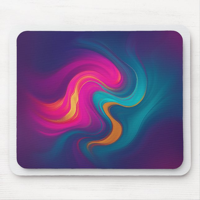 Artistic & Colourful Desk Accessory Mouse Pad (Front)