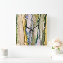 Artistic colourful wall clock
