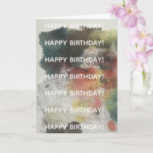 Artistic Contemporary Greeting Card