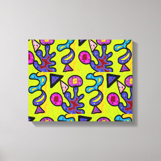 Artistic corals canvas print