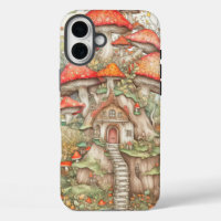 Artistic Creative Mushroom Dwelling Illustration
