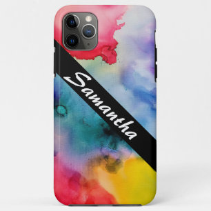 Artistic Creative Splashes of Watercolor iPhone 11 Pro Max Case
