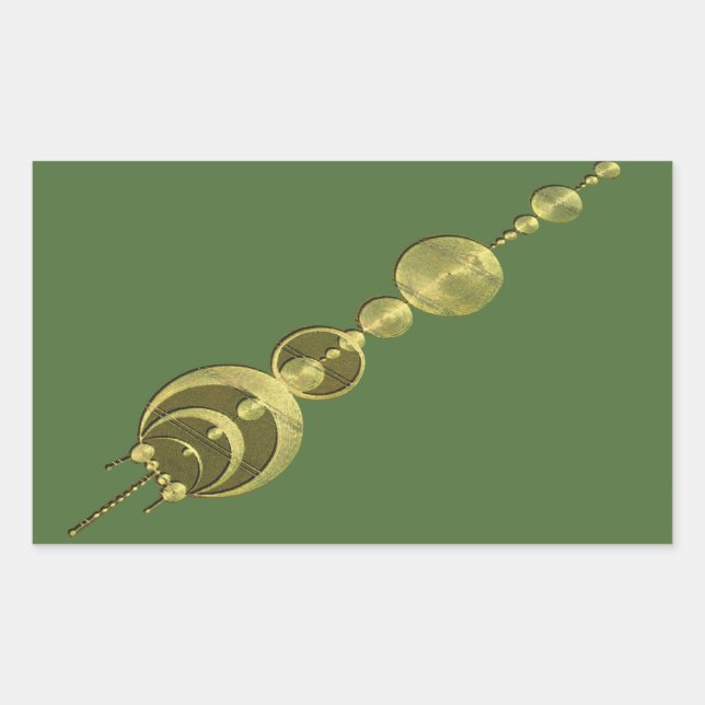 Artistic Crop Circle Sticker (Front)