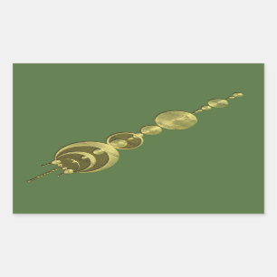 Artistic Crop Circle Sticker