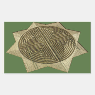 Artistic Crop Circle Sticker