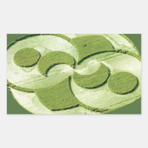 Artistic Crop Circle Sticker