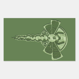 Artistic Crop Circle Sticker