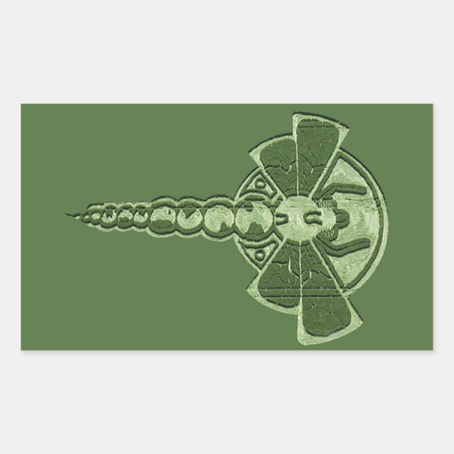 Artistic Crop Circle Sticker (Front)