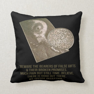 Artistic Crop Circle Throw Pillow